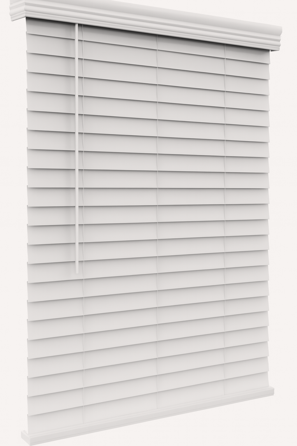 2" Cordless Faux Wood Blind