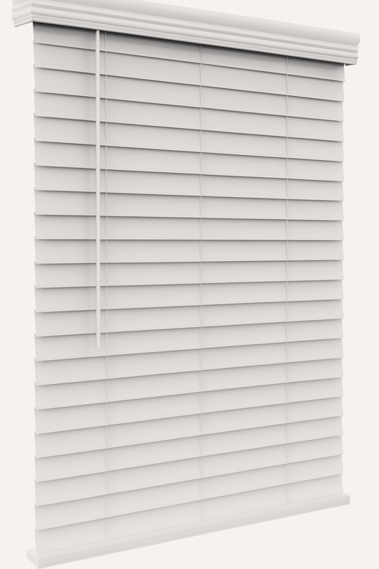2" Cordless Faux Wood Blind