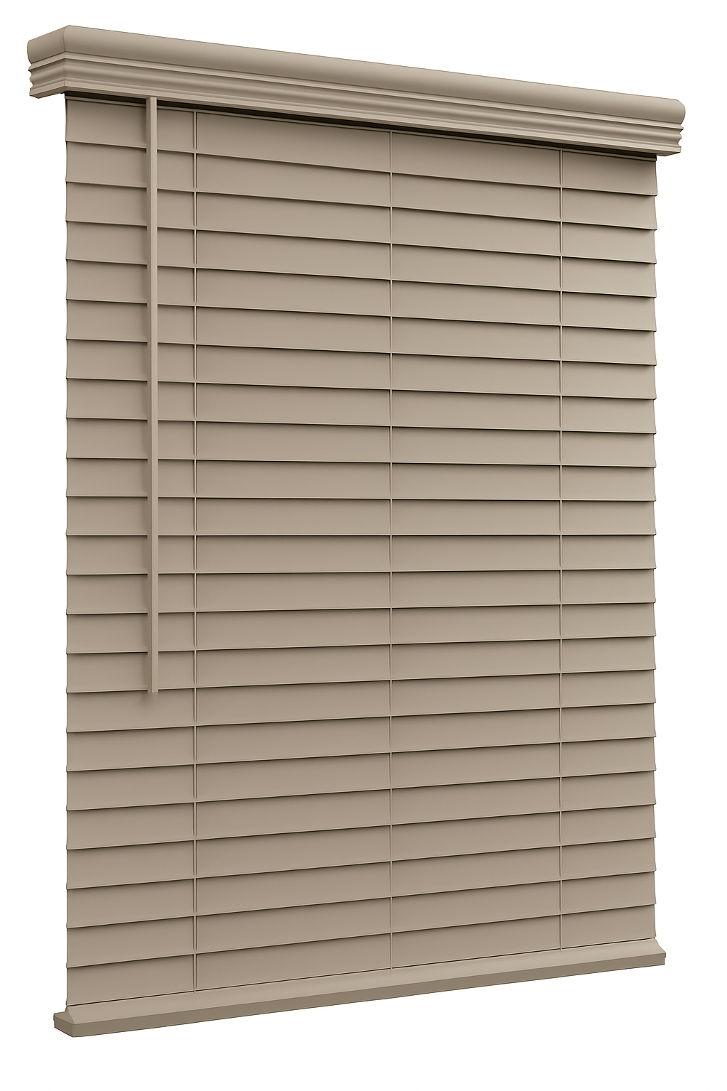 2" Cordless Faux Wood Blind