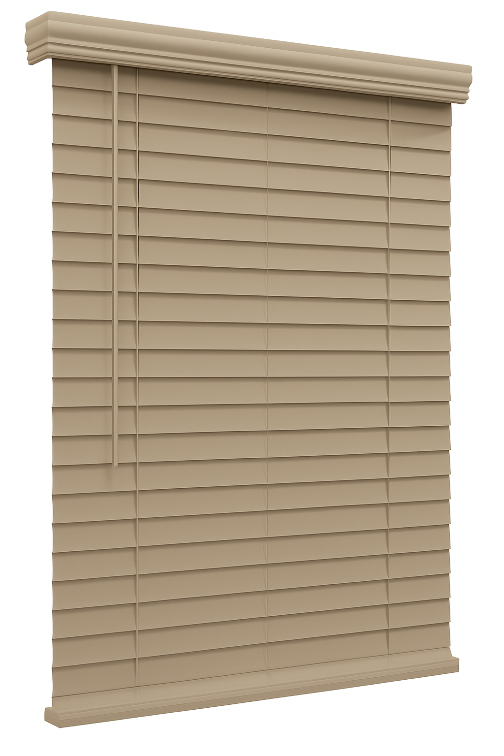 2" Cordless Faux Wood Blind